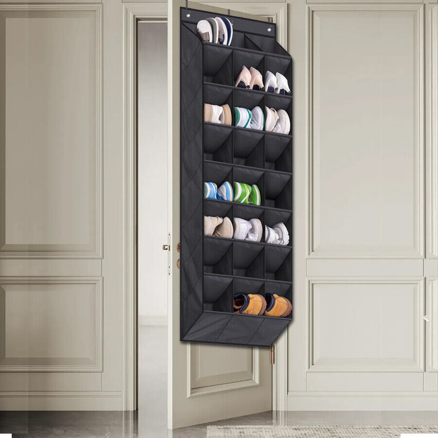 24-Pocket Hanging Shoe Organizer