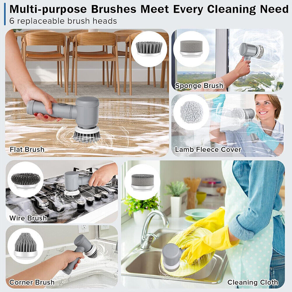 Rechargeable Cordless Scrubber