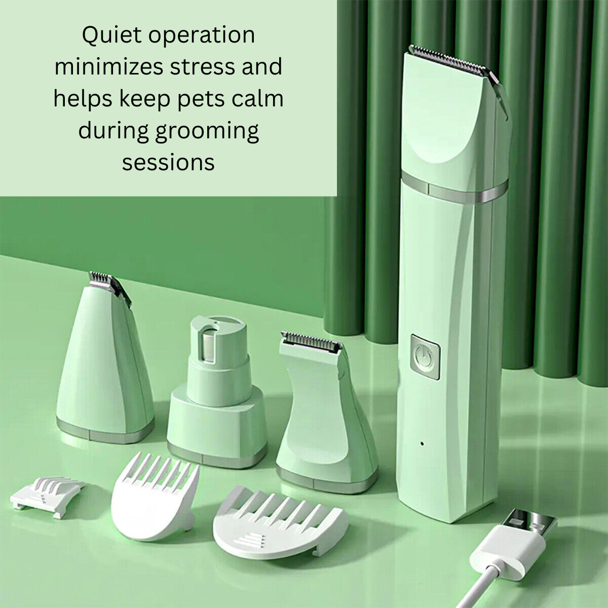4-IN-1 Cordless Pet Clippers