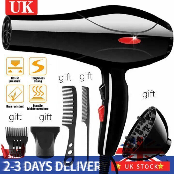 2200W Professional Salon Hair Dryer – Powerful, Fast-Drying, & Styling Essential