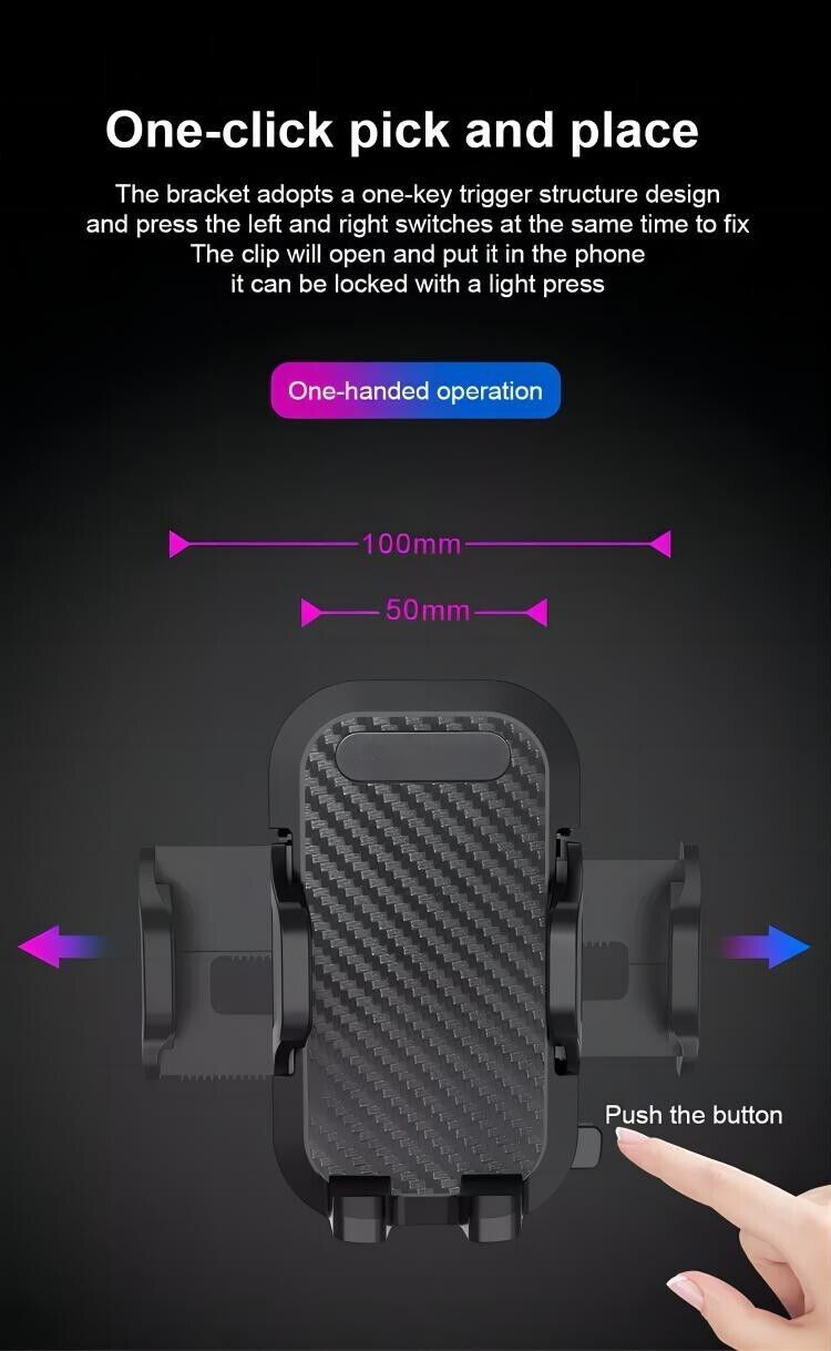 Universal Car Mobile Phone Holder – Windscreen & Dashboard GPS Stand Cradle
