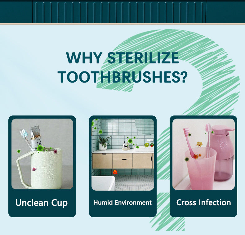 Caredite Electric Toothbrush with UV Disinfection Case