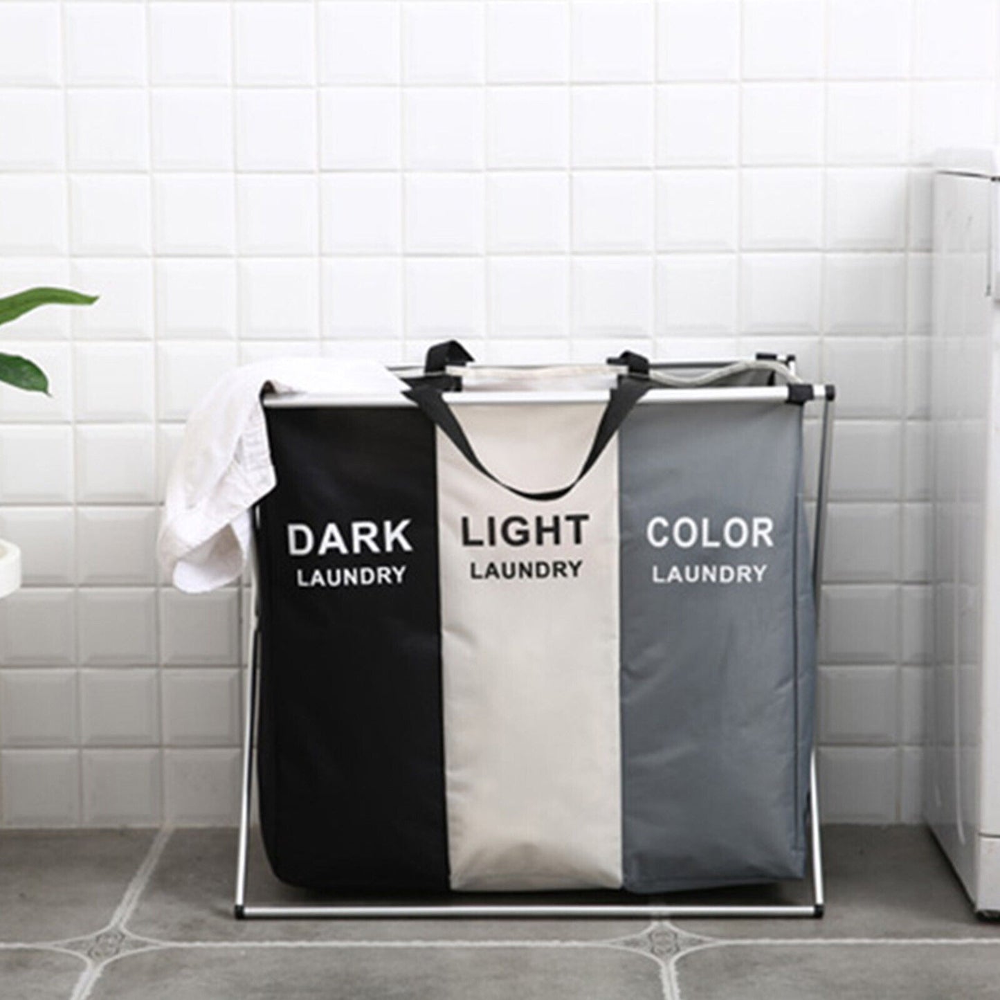 Large Separating Laundry Basket