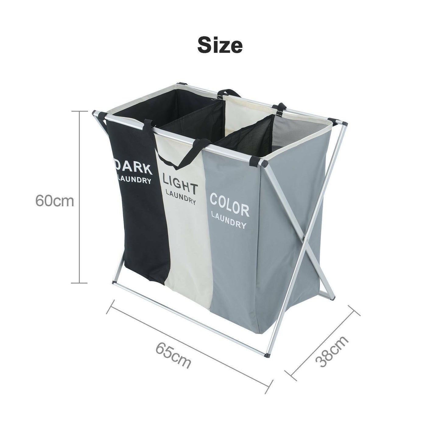 Large Separating Laundry Basket
