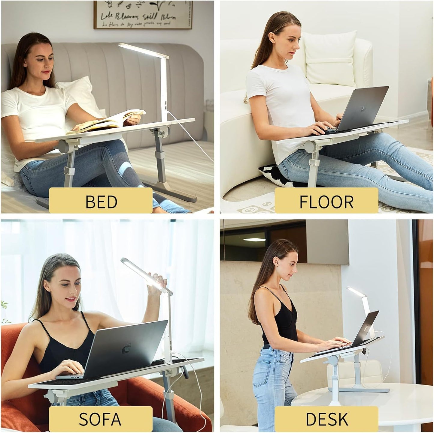 Adjustable Notebook Folding Table