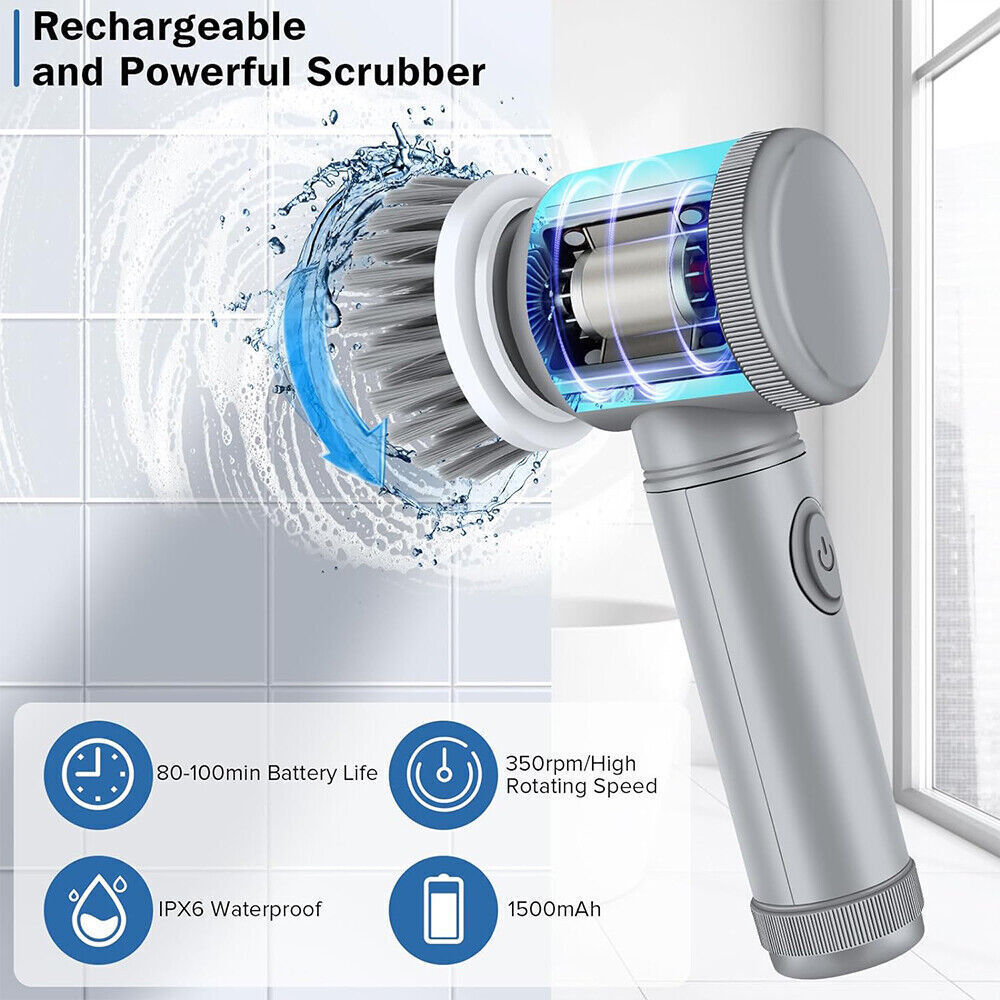 Rechargeable Cordless Scrubber