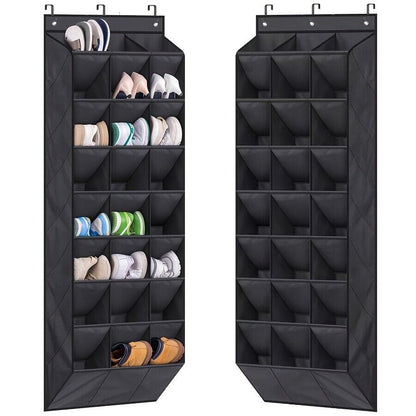 24-Pocket Hanging Shoe Organizer