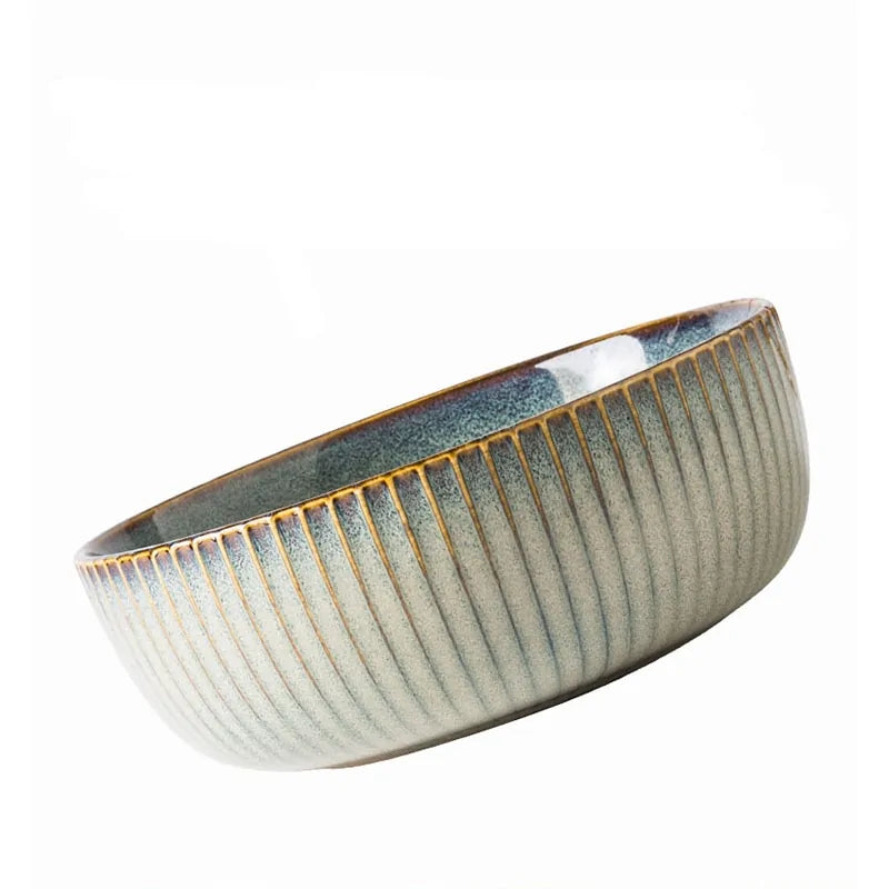 Japanese Ceramic Plates & Rice Bowl