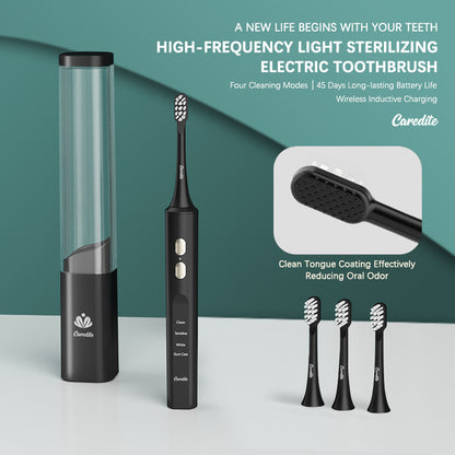 Caredite Electric Toothbrush with UV Disinfection Case