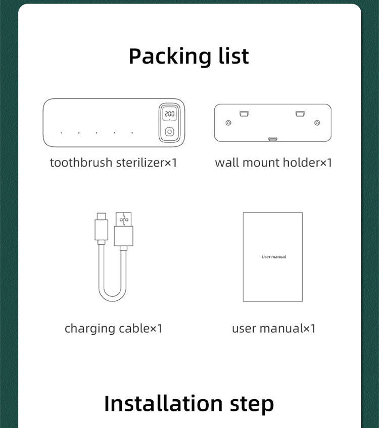 Caredite Toothbrush Sterilizer Holder