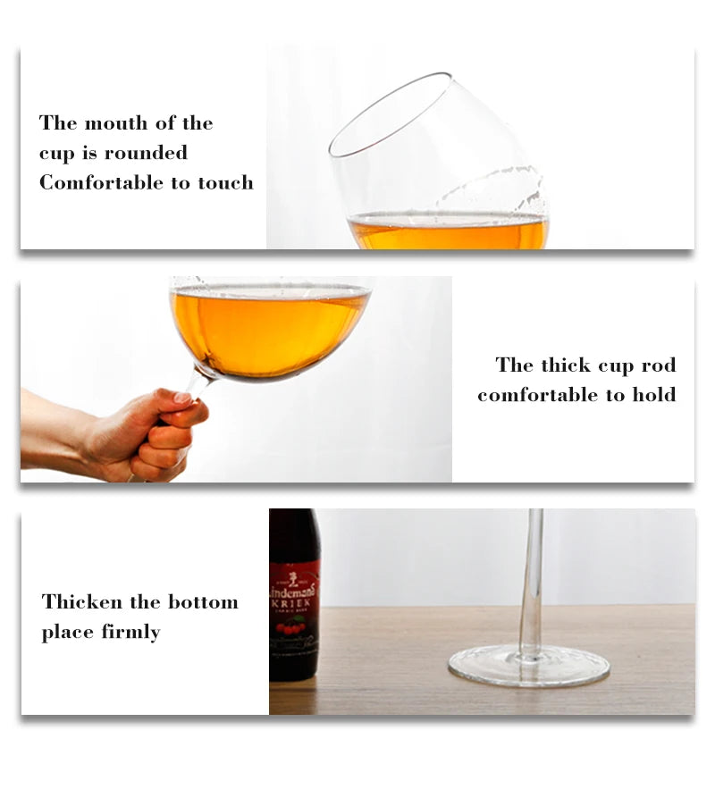 Extra Large Beer Glass Goblet | 108 oz Crystal Wine & Whiskey Glass