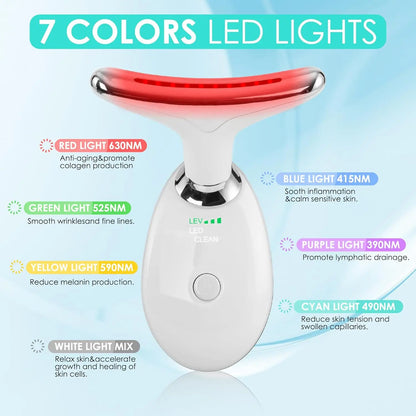 LED Facial Massager | 7-Color Light Therapy Skin Care Tool