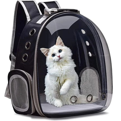 Bubble Pet Carrier Backpack | Transparent Cat Carrier for Small Animals