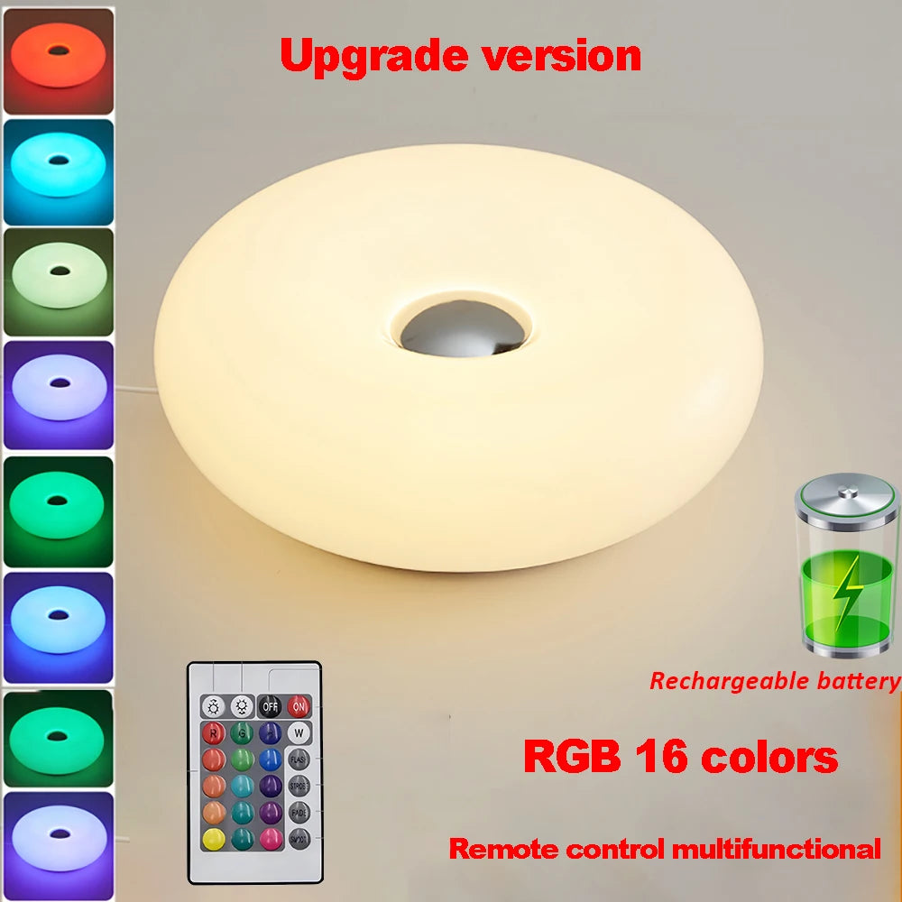 Bauhaus Donut Lamp | Modern USB Ambient Light for Bedroom