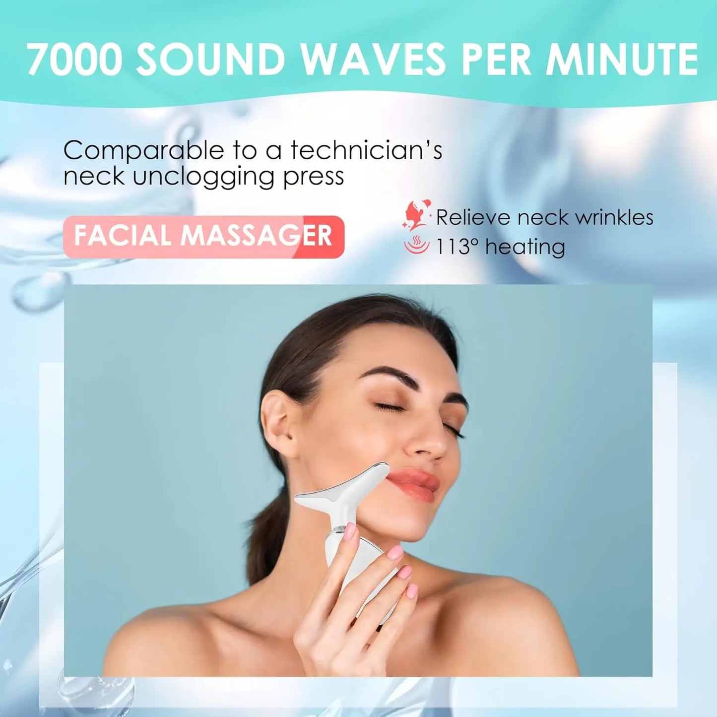 LED Facial Massager | 7-Color Light Therapy Skin Care Tool