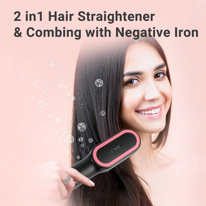 3-in-1 Hair Dryer Brush | KIPOZI Hot Air Volumizer & Straightener