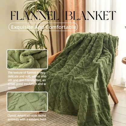 Ultra-Soft Plush Fleece Blanket | Cozy Throw for Couch & Bed