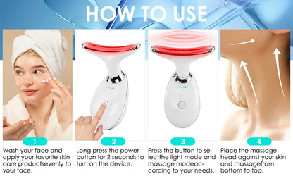 LED Facial Massager | 7-Color Light Therapy Skin Care Tool