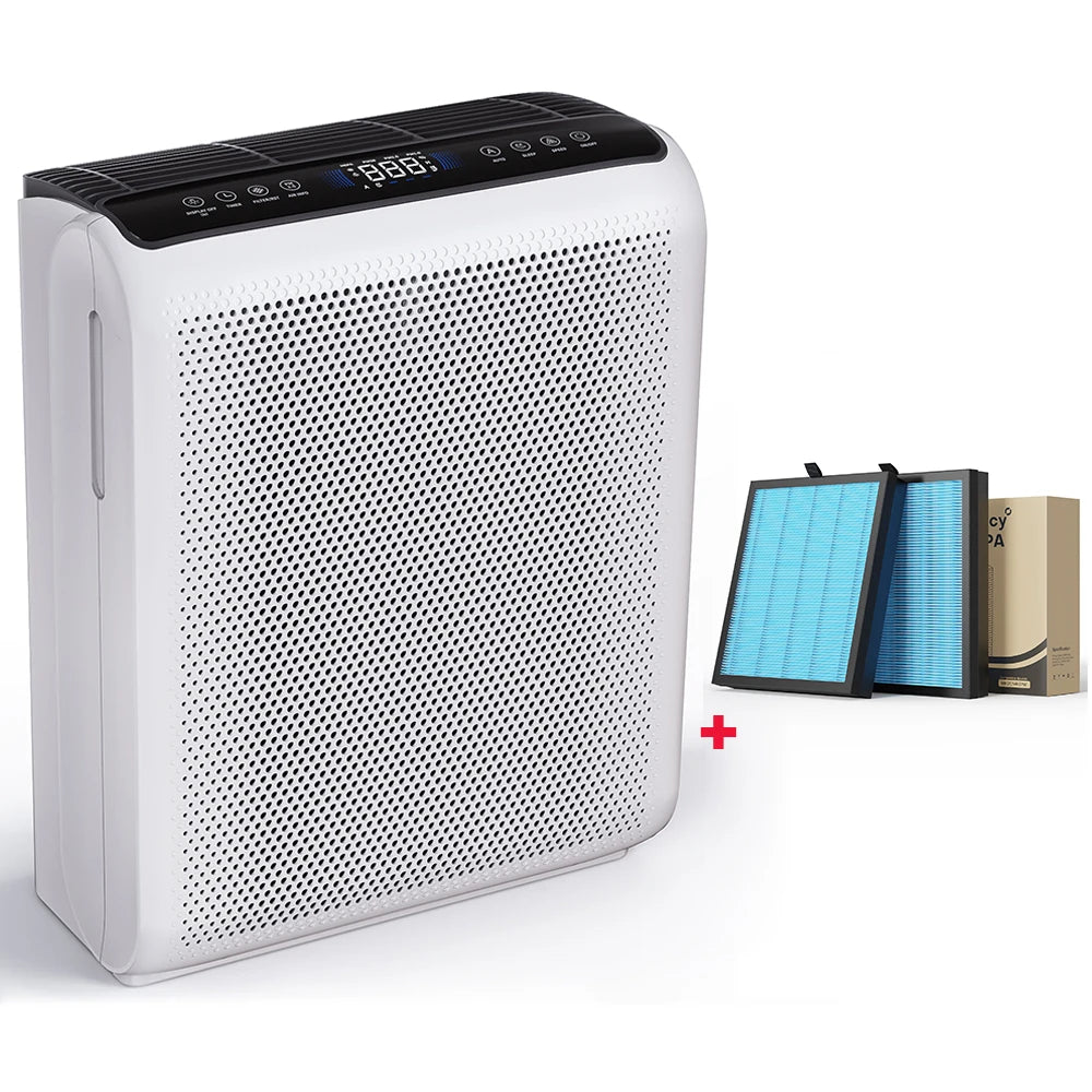 Smart Air Purifier 1504 Sq Ft | AROEVE Quiet Air Cleaner for Pets & Allergies