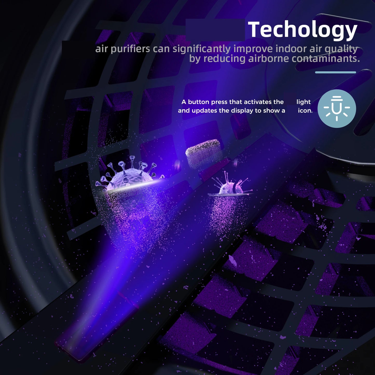 Smart Air Purifier 1504 Sq Ft | AROEVE Quiet Air Cleaner for Pets & Allergies