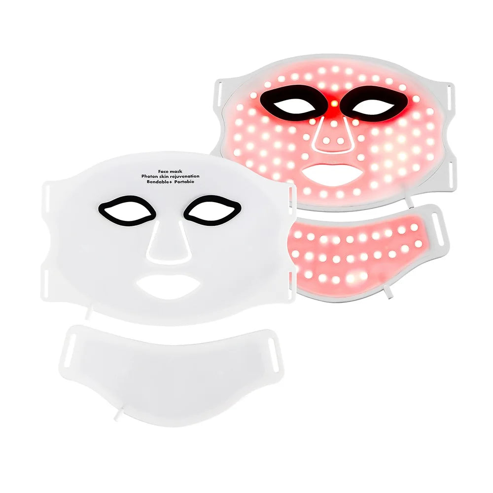 Face and Neck Red Light Therapy Mask