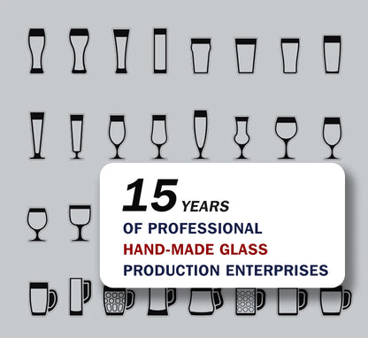 Extra Large Beer Glass Goblet | 108 oz Crystal Wine & Whiskey Glass