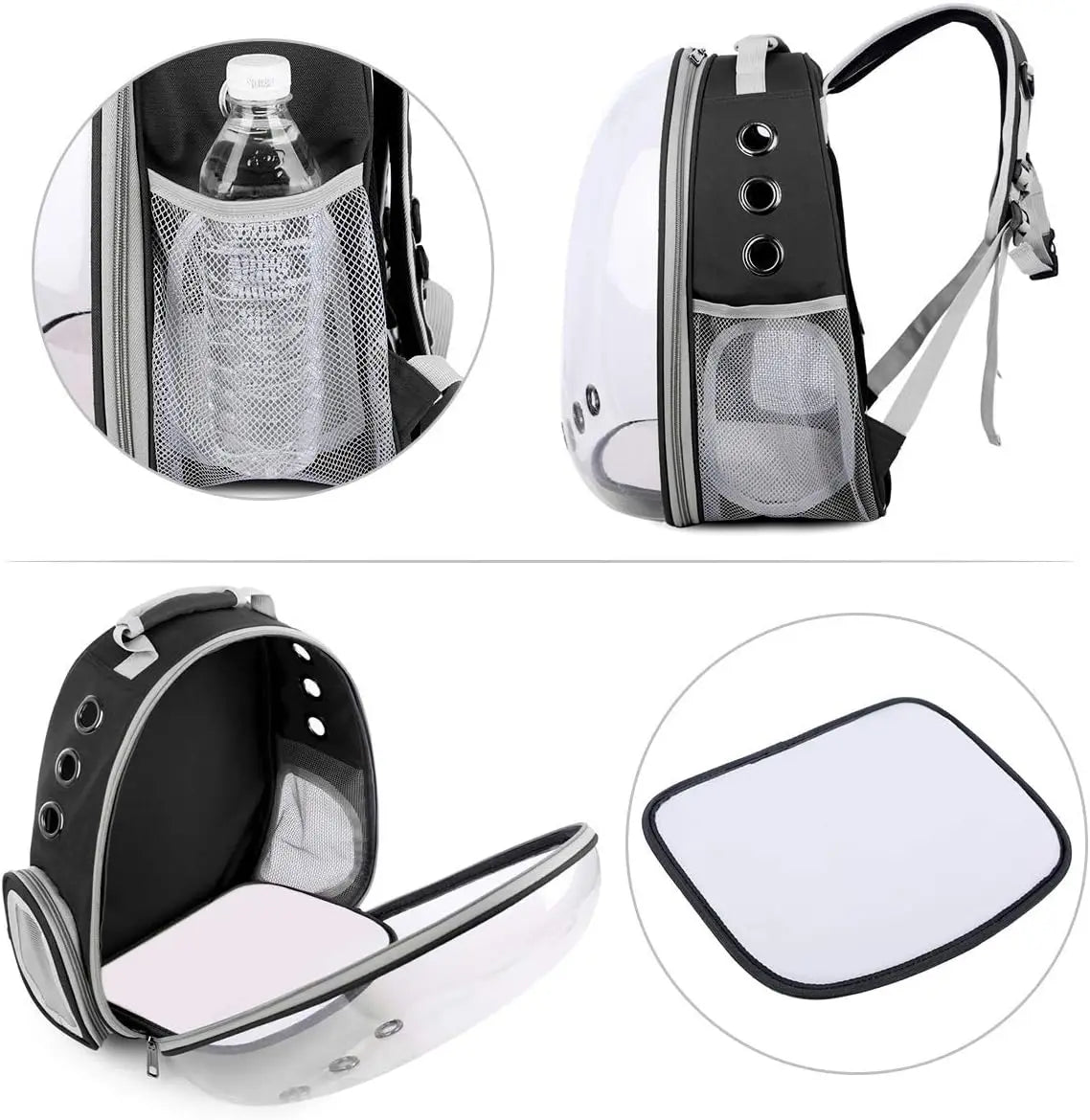 Bubble Pet Carrier Backpack | Transparent Cat Carrier for Small Animals