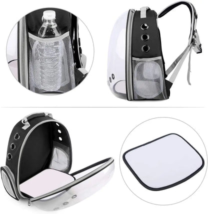 Bubble Pet Carrier Backpack | Transparent Cat Carrier for Small Animals