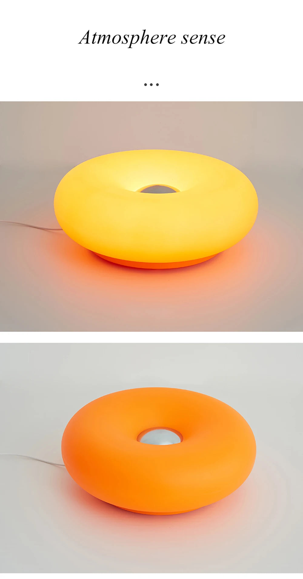 Bauhaus Donut Lamp | Modern USB Ambient Light for Bedroom
