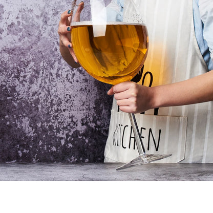 Extra Large Beer Glass Goblet | 108 oz Crystal Wine & Whiskey Glass