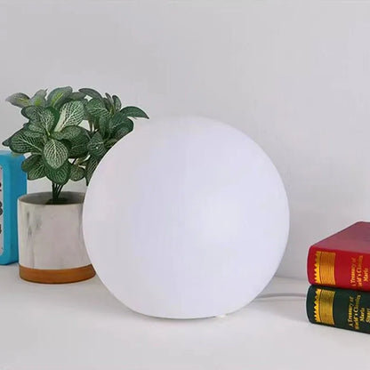 Dimmable Ball Table Lamp | 3-Color Bedside Light for Bedroom