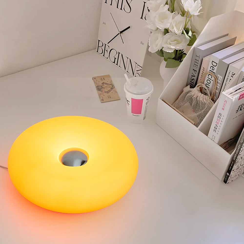Bauhaus Donut Lamp | Modern USB Ambient Light for Bedroom