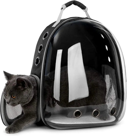 Bubble Pet Carrier Backpack | Transparent Cat Carrier for Small Animals
