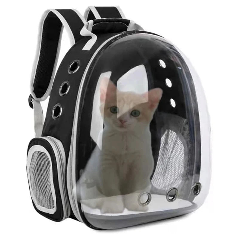 Bubble Pet Carrier Backpack | Transparent Cat Carrier for Small Animals