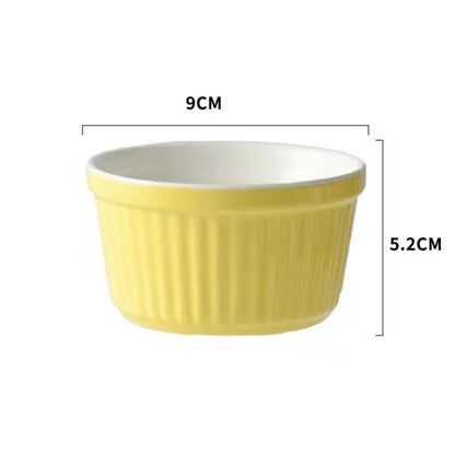 Ceramic Ramekins | Individual Baking Bowls for Soufflé & Desserts