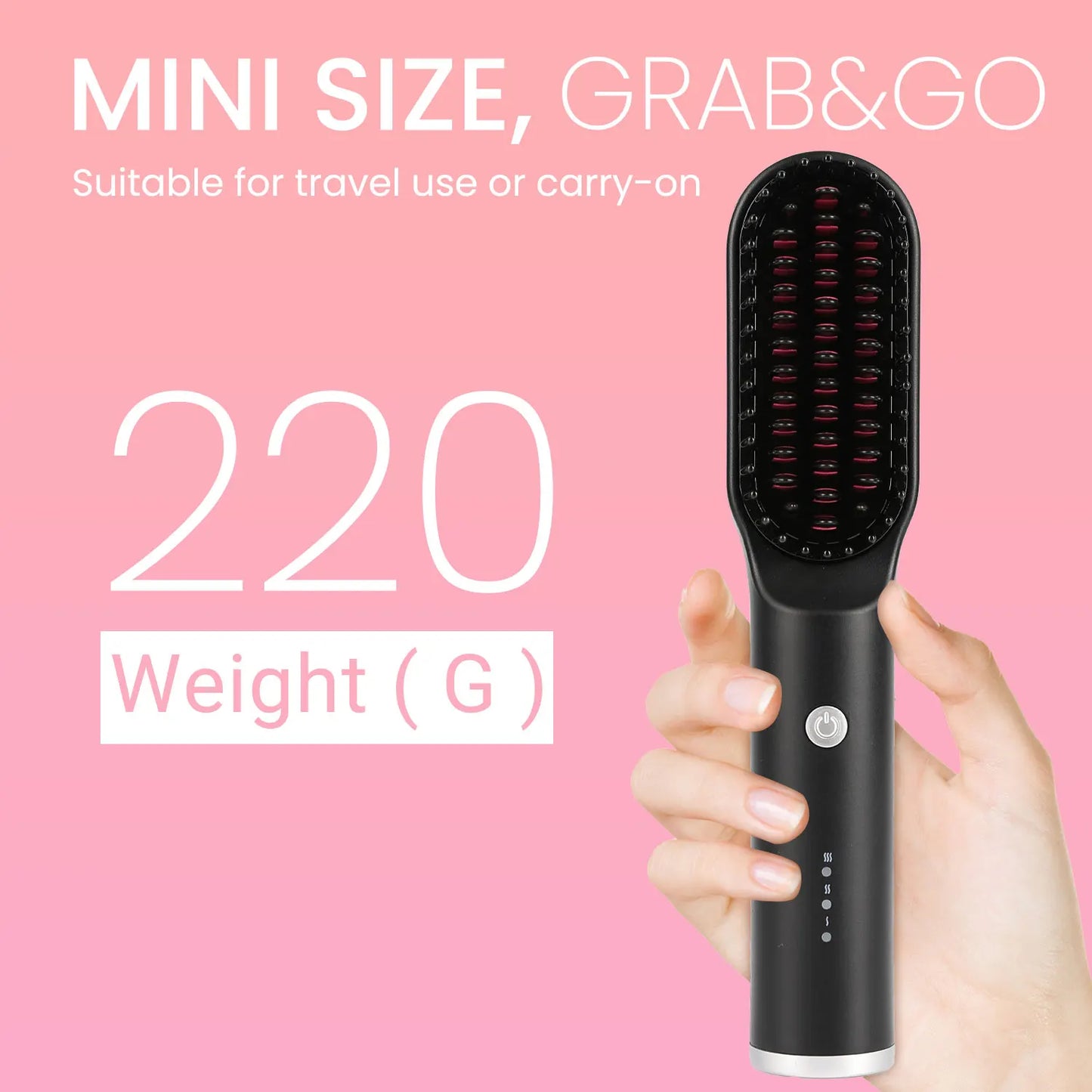 3-in-1 Hair Dryer Brush | KIPOZI Hot Air Volumizer & Straightener
