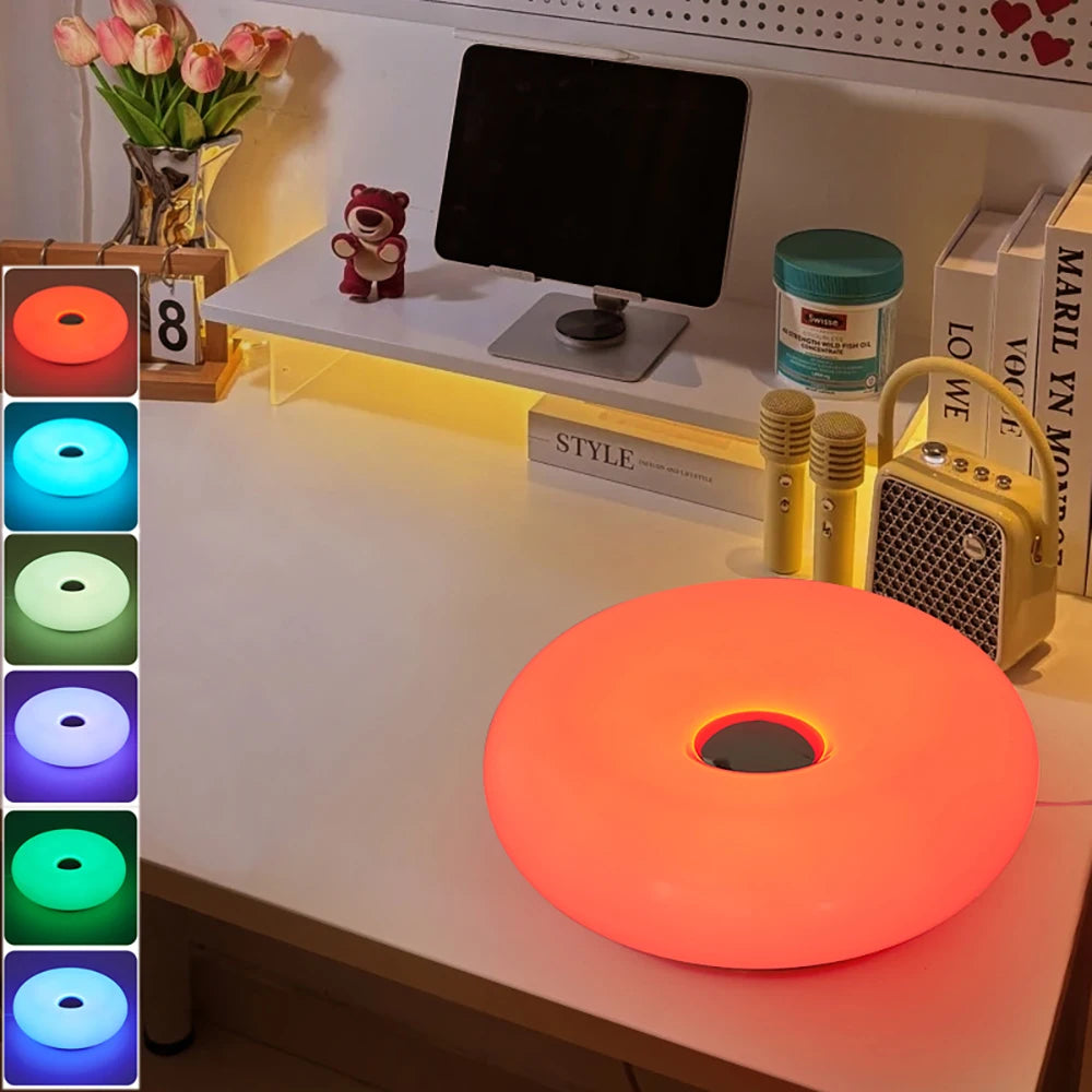 Bauhaus Donut Lamp | Modern USB Ambient Light for Bedroom