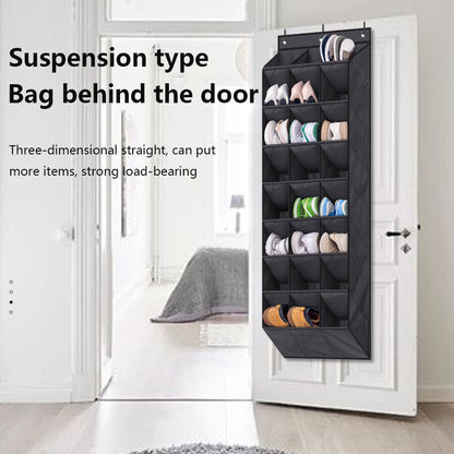 24-Pocket Hanging Shoe Organizer