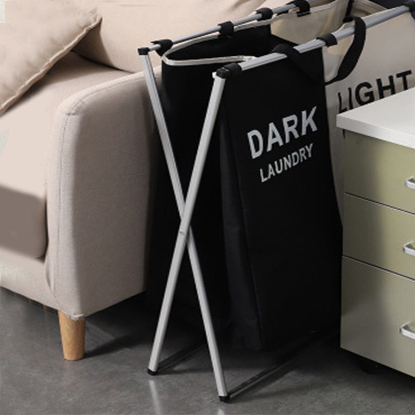Large Separating Laundry Basket