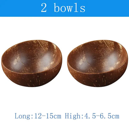 Natural Coconut Bowl Tableware Set