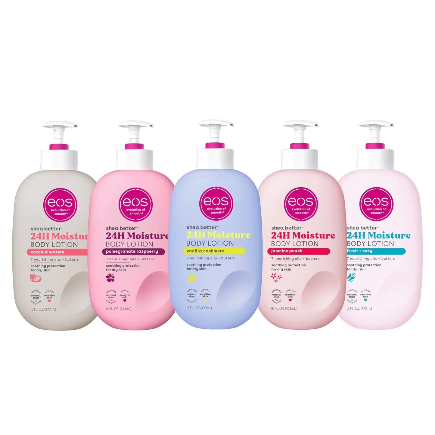 eos Shea Better Body Lotion - 5 Pack Bundle